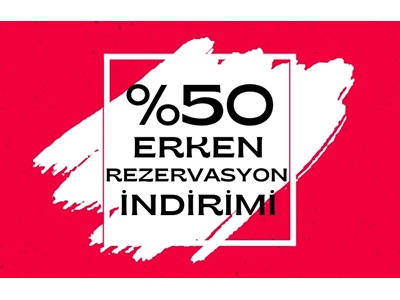 %50 İndirimli Oteller